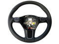 NEW OE STEERING WHEEL BLACK LEATHER VW TOUAREG 7P 2010 - 7P6419091-0