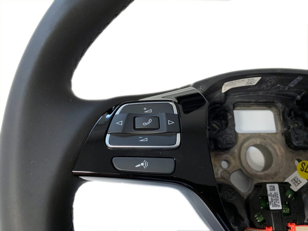 NEW OE STEERING WHEEL BLACK LEATHER VW TOUAREG 7P 2010 - 7P6419091-1
