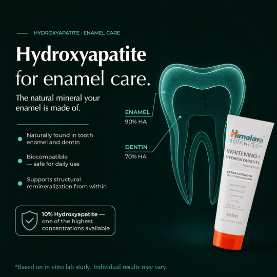 Himalaya Botanique Whitening+ Hydroxyapatite Toothpaste - Extra Strength Mint 85g-2