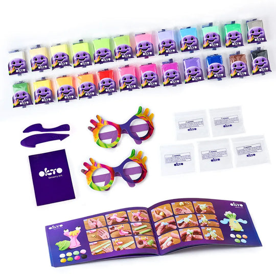 Air Dry Clay Set – 24 Colours