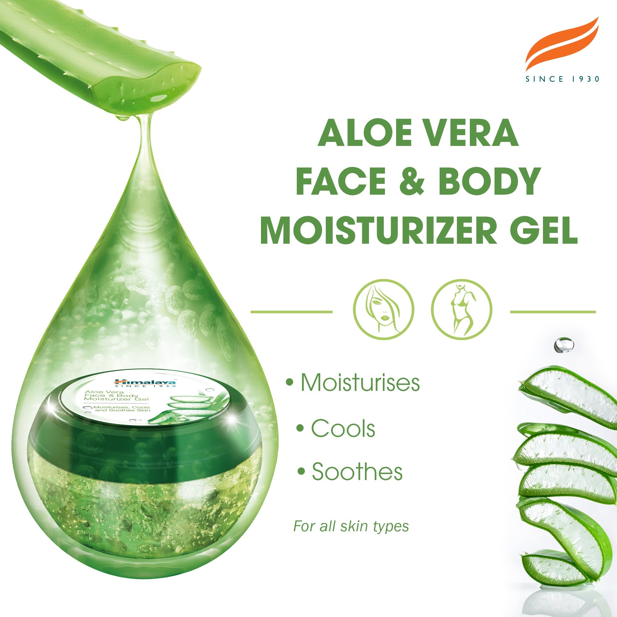 Himalaya Aloe Vera Face & Body Moisturizer Gel – 300ml-1