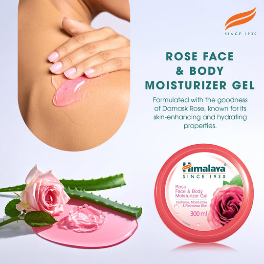 Himalaya Rose Face & Body Moisturizer Gel - 300ml-2