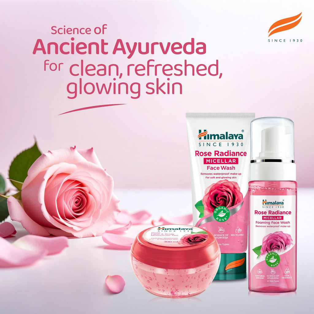 Himalaya Rose Face & Body Moisturizer Gel - 300ml-4