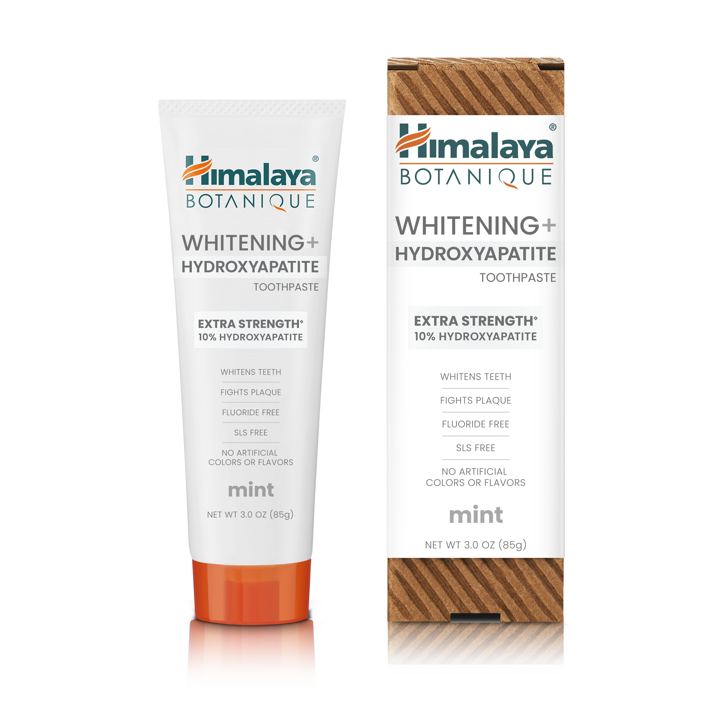 Himalaya Botanique Whitening+ Hydroxyapatite Toothpaste - Extra Strength Mint 85g-0