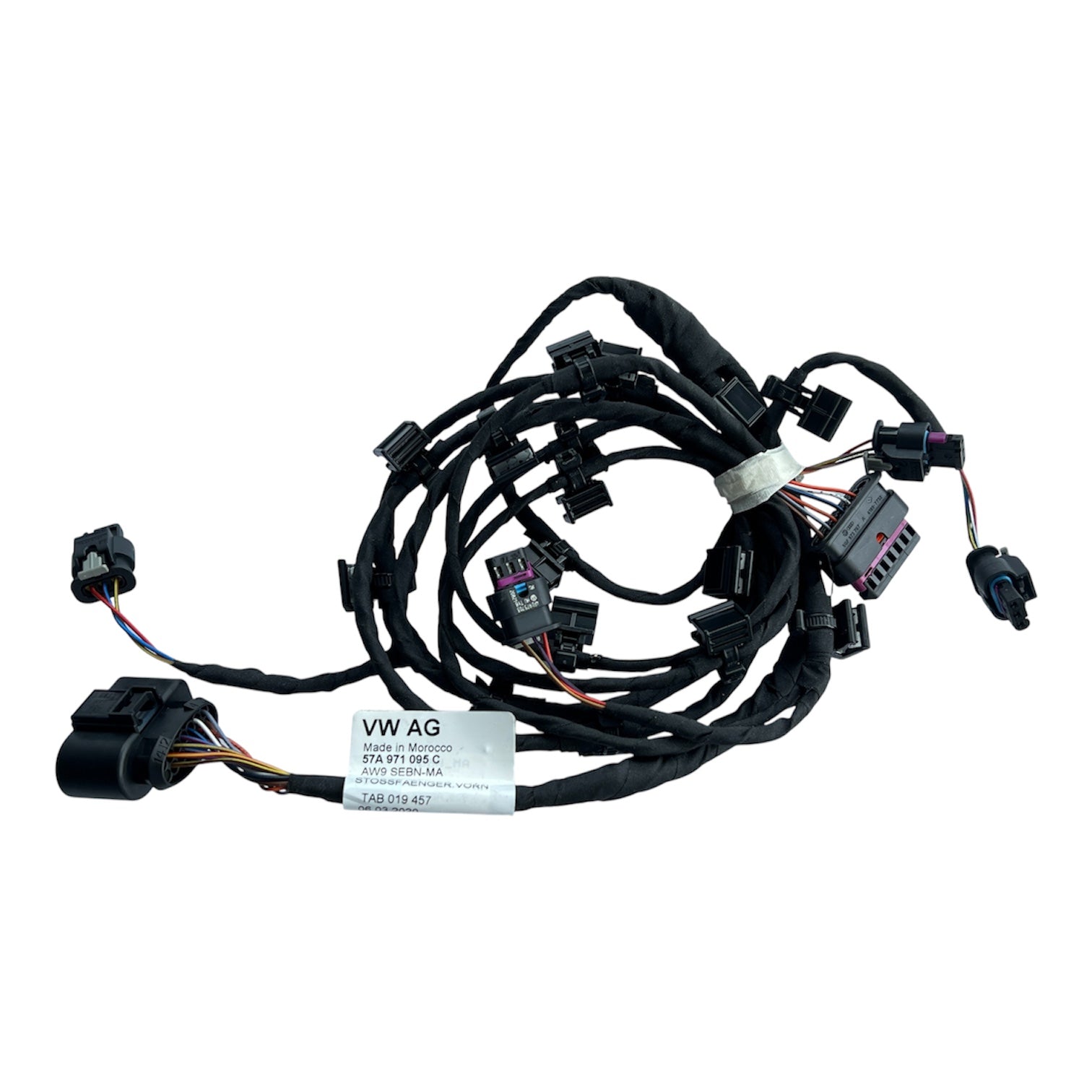 NEW OE BUMPER CABLE HARNESS 4x PDC RADAR SKODA KAROQ 57A971095C-2