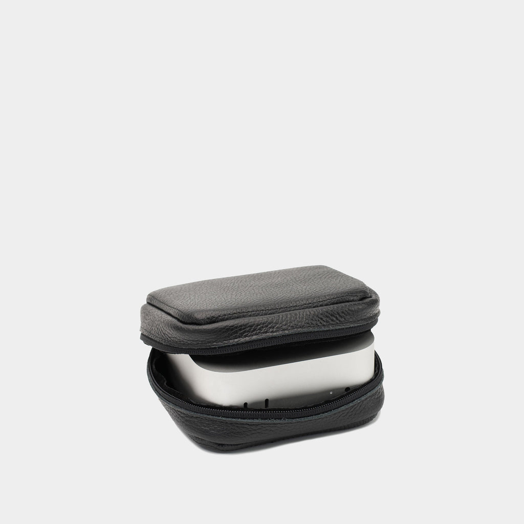 Flat-Grain Leather Case for Mac Mini