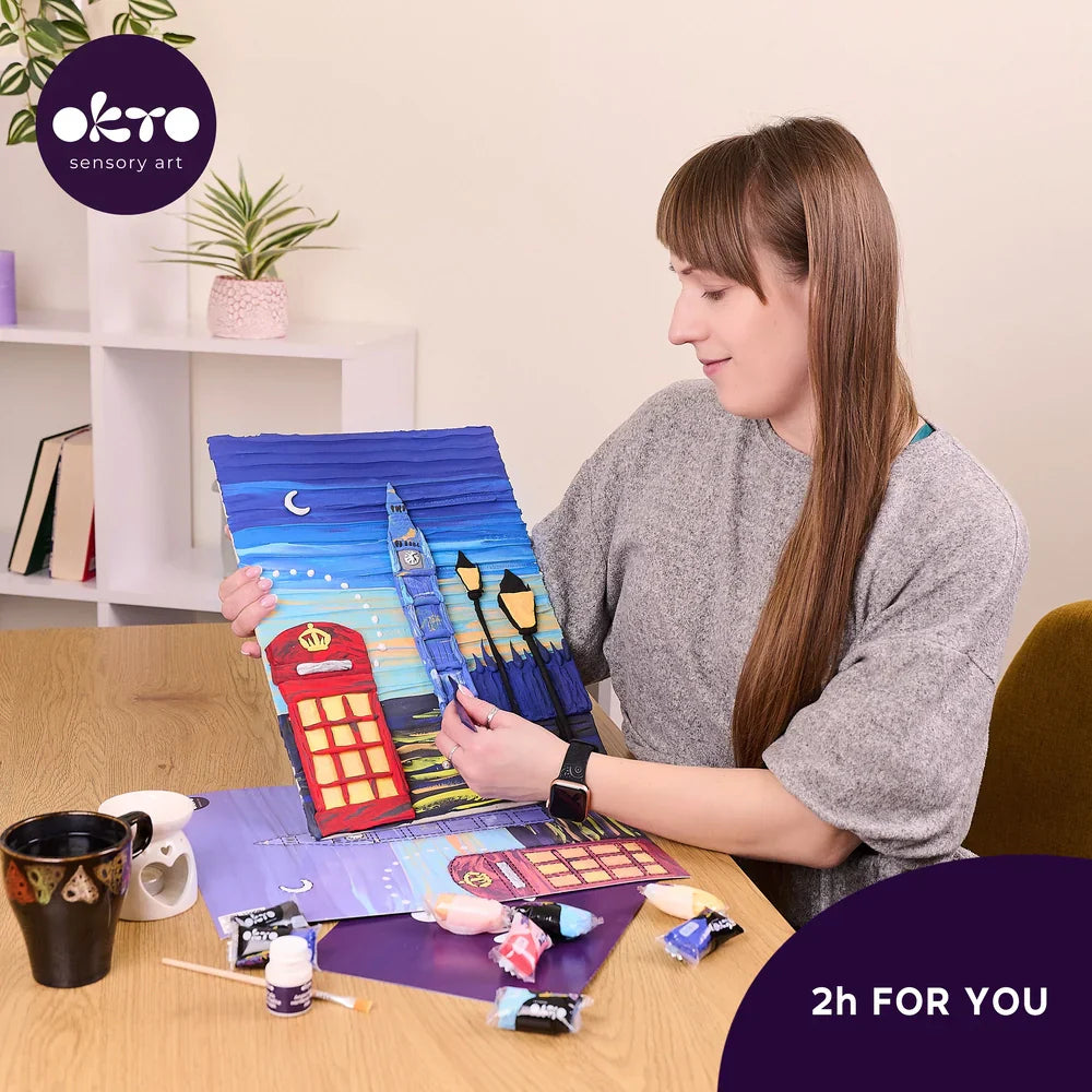 3D PICTURES TRAVEL DIY 3D Painting OKTO #London City Big Ben