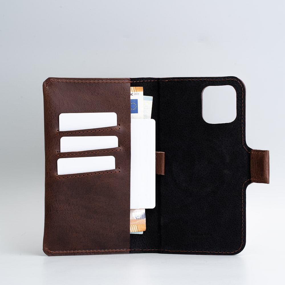 Skórzany portfel-etui Folio na iPhone'a serii 12 z MagSafe - The Minimalist 2.0 (PROMOCJA)