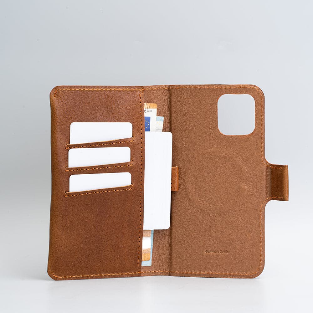 Leather Folio wallet for iPhone 12 Series with Magsafe - The Minimalist 2.0 (SALE)